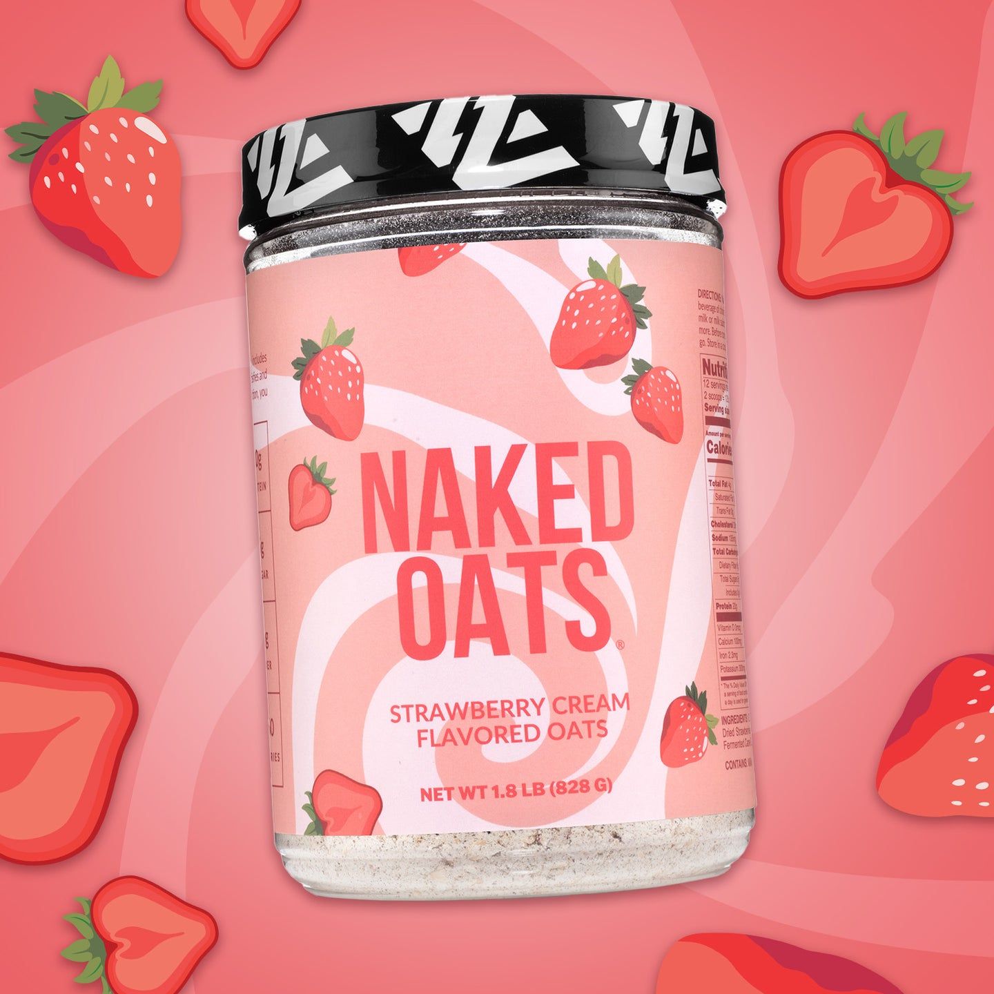 strawberry overnight oats high protein